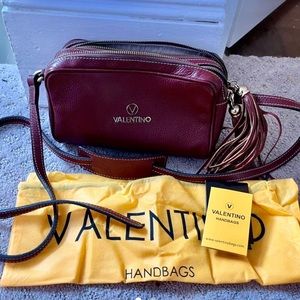 Vintage 2000s one of a kind Very rare Valentino Burgundy Crossbody